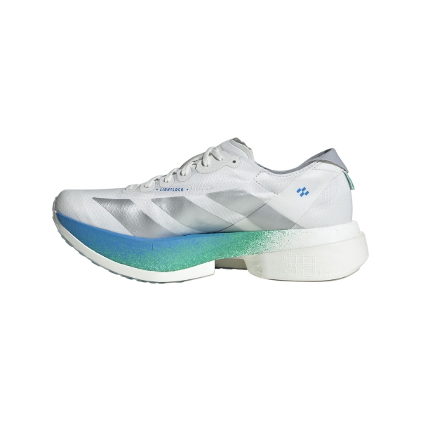 adidas adizero adios Pro 4 - Crystal White/Matte Silver/Glory Green