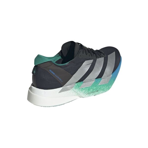 adidas adizero adios Pro 4 - Core Black/Matte Silver/Glory Green