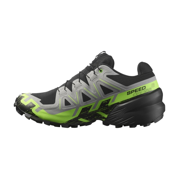 Salomon Speedcross 6 GTX - Black/Alloy/Green Gecko
