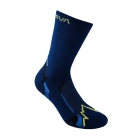 La Sportiva X-Cursion Logo Calze - Storm Blue/Lime Punch