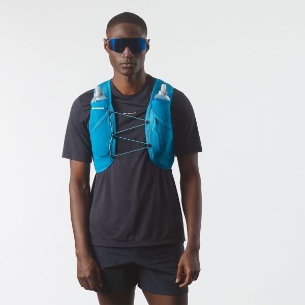 Salomon Active Skin 4 Set Mochilla - Blue Danube
