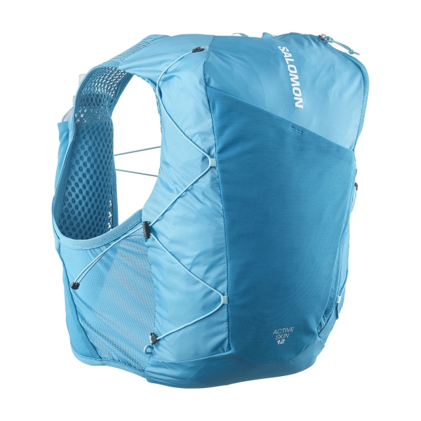 Salomon Active Skin 12 Set Zaino - Blue Danube/Blue Curacao