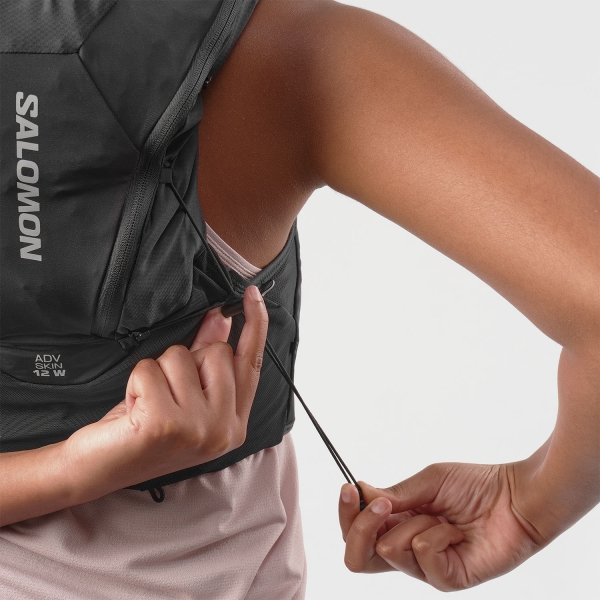 Salomon ADV Skin 12 Set Zaino Donna - Black/Asphalt