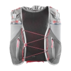 Salomon ADV Skin 12 Set Zaino - Castelrock/Alloy/Neon Flame