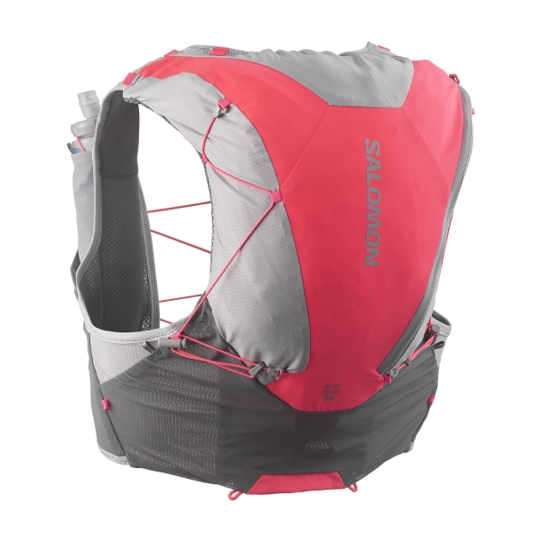 Salomon ADV Skin 12 Set Zaino - Castelrock/Alloy/Neon Flame