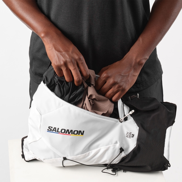 Salomon ADV Skin 12 Race Flag Set Zaino - Black/White