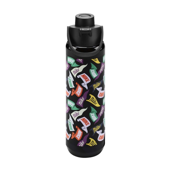 Borraccia Nike Renew Recharge Chug Graphic 700 ml Borraccia  Black/Laser Orange/Bold Berry N.100.7637.047.24