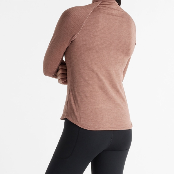New Balance Athletics Heat Camisa - Sparrow Heather