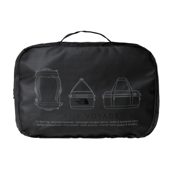 The North Face Base Camp Voyager 42L Borsone - TNF Black/Asphalt Grey