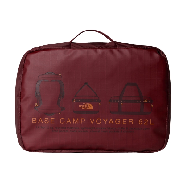 The North Face Base Camp Voyager 62 L Borsone - Sumac/Iron Bronze
