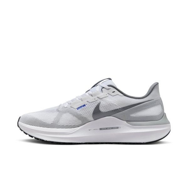 Nike Air Zoom Structure 25 - White/Smoke Grey/Game Royal/Wolf Grey