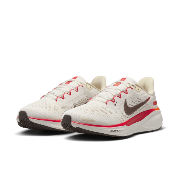 Nike Pegasus 41 - Sail/Ironstone//Picante Red