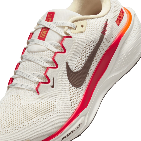 Nike Pegasus 41 - Sail/Ironstone//Picante Red