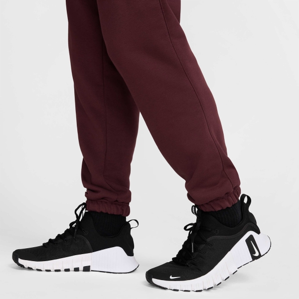 Nike Swoosh Pro Pantaloni - Burgundy Crush/Black
