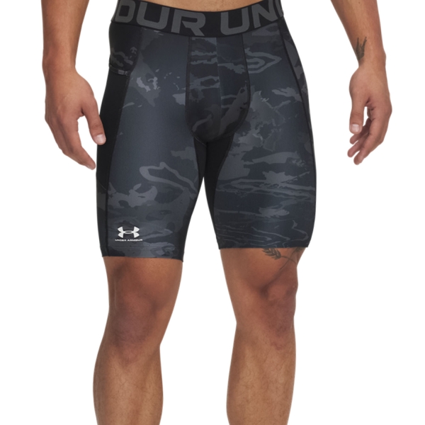 Malla Intima Hombre Under Armour HeatGear Printed Mallas Cortas  Black/White 13833230002