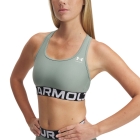 Under Armour HeatGear Sujetador Deportivo - Silica Green/White