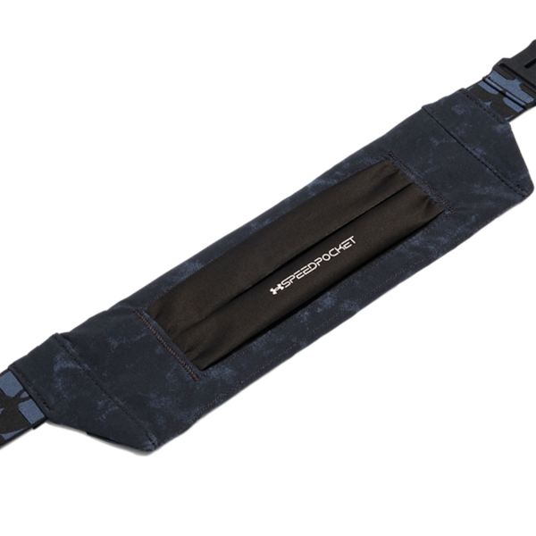 Under Armour Launch Cinturón - Black/Downpour Gray/White Quartz