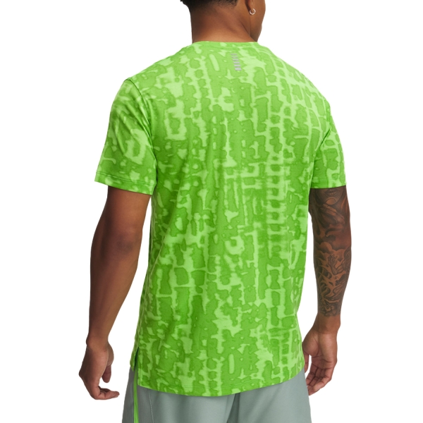 Under Armour Launch Printed Maglietta - Cyber Green/Reflective