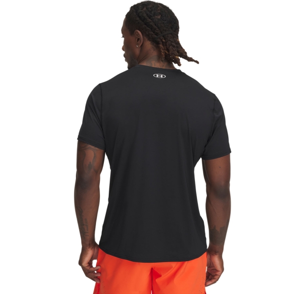 Under Armour HeatGear Fitted T-Shirt - Black/White