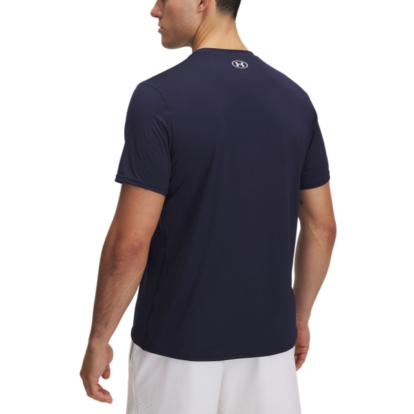 Under Armour HeatGear Fitted Maglietta - Midnight Navy/White
