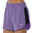 Mizuno Logo 2 in 1 4.5in Pantaloncini - Paisley Purple
