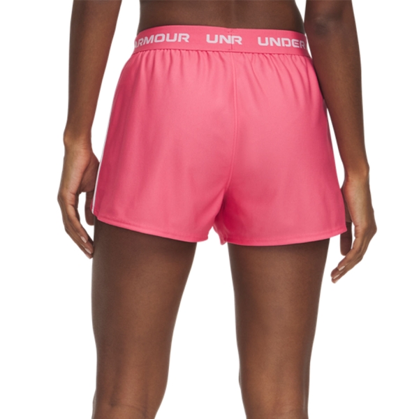 Under Armour Tech Play Up 3in Pantaloncini - Super Pink/White