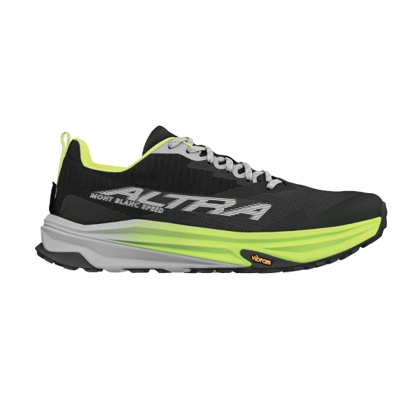 Women's Trail Running Shoes Altra Mont Blanc Speed  Black/Lime AL0A85S0031