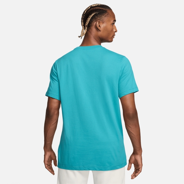 Nike Dri-FIT Swoosh Logo T-Shirt - Dusty Cactus/White