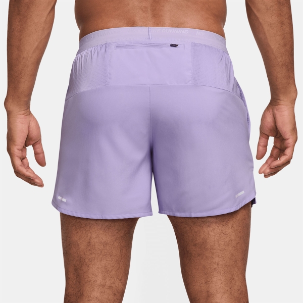 Nike Dri-FIT Stride 5in Pantaloncini - Hydrangeas/Black/Reflective Silver