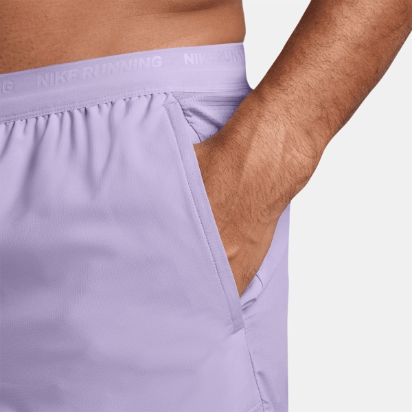 Nike Dri-FIT Stride 5in Pantaloncini - Hydrangeas/Black/Reflective Silver