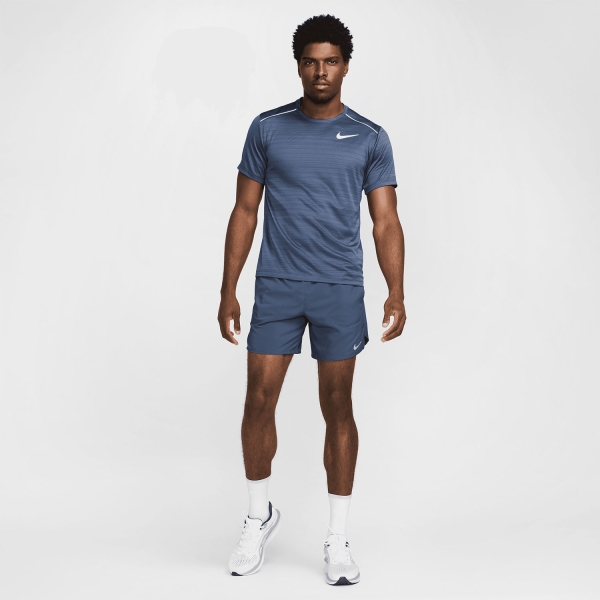 Nike Dri-FIT Stride 2 in 1 7in Shorts - Thunder Blue/Reflective Silver