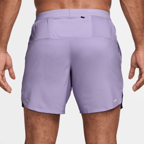 Nike Dri-FIT Stride 7in Shorts - Hydrangeas/Black/Reflective Silver