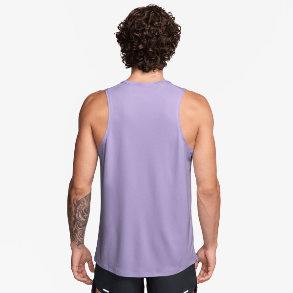 Nike Dri-FIT Miler Run Canotta - Hydrangeas/Reflective Silver