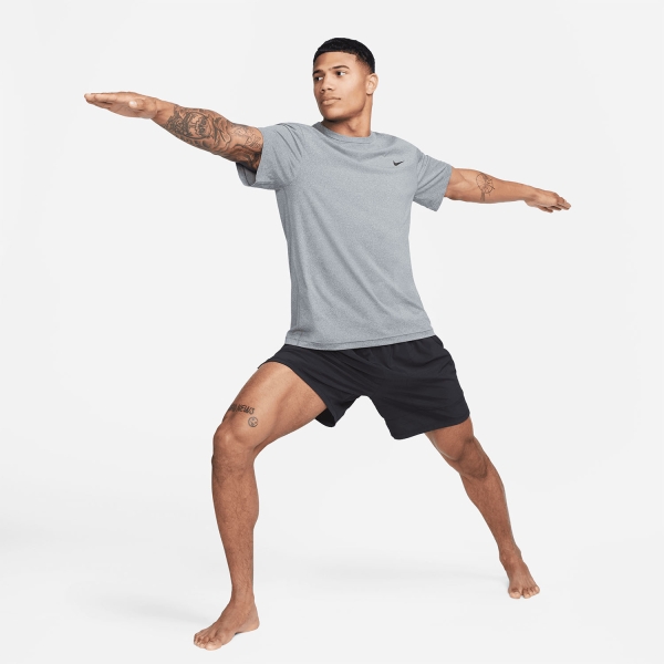 Nike Dri-FIT Hyverse Camiseta - Smoke Grey/Htr/Black