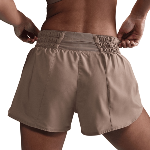 Nike Dri-FIT One 3in Shorts - Mink Brown/Reflective Silver