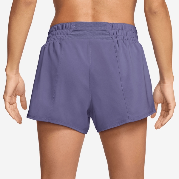 Nike Dri-FIT One 3in Shorts - Dusty Amethyst/Reflective Silver