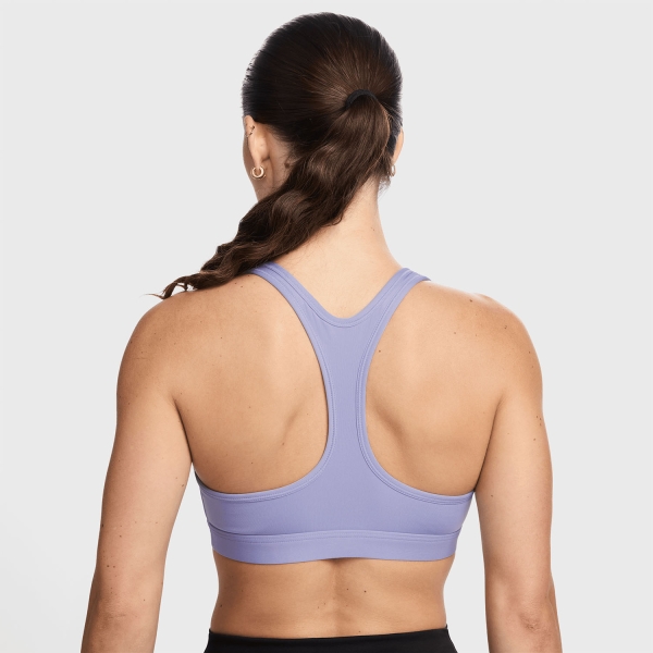 Nike Swoosh Light Sports Bra - Lilac Ice/White