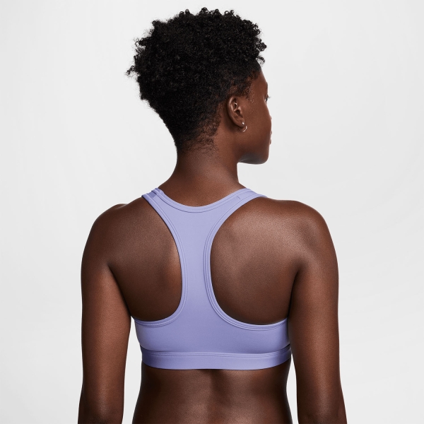 Nike Swoosh Reggiseno Sportivo - Lilac Ice/White