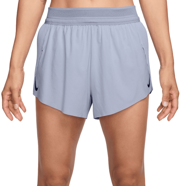 Pantaloncini Running Donna Nike Aeroswift 3in Pantaloncini  Ghost/Blue Void FN2328057