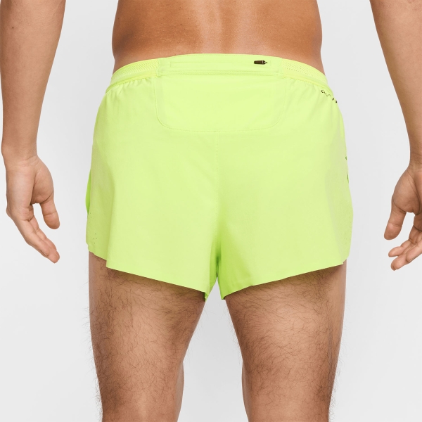 Nike Dri-FIT ADV AeroSwift 2in Shorts - Light Lemon Twist/Black