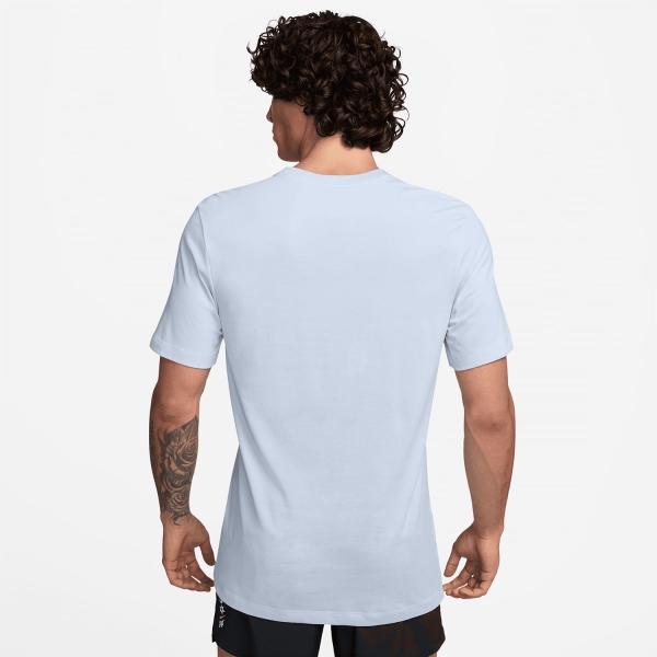 Nike Dri-FIT Trail Logo Camiseta - Football Grey/Black