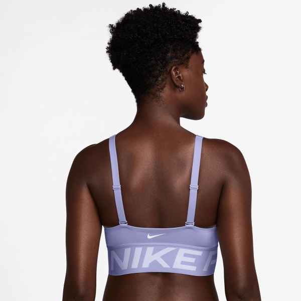 Nike Indy Plunge Sports Bra - Lilac Ice/Amethyst Tint/White