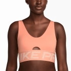 Nike Indy Plunge Sports Bra - Apricot Agate/Washed Coral/White