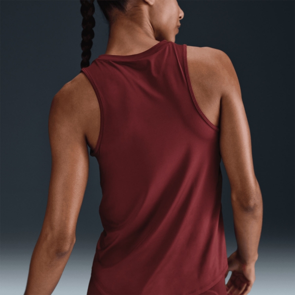 Nike Dri-Fit One Swoosh Canotta - Dark Team Red