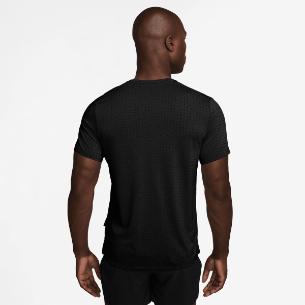 Nike Miler Breathe Camiseta - Black/Reflective Silver
