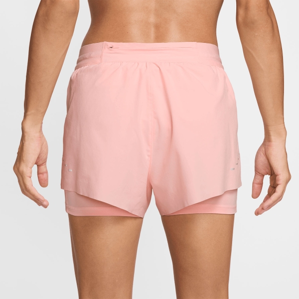 Nike Swift 2 in 1 2.5in Pantaloncini - Atmosphere/Reflective Silver