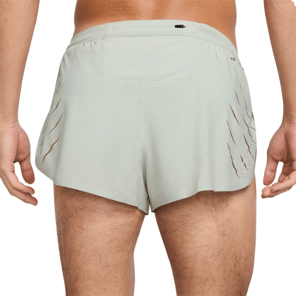 Nike Dri-FIT ADV AeroSwift X Jakob 2in Pantaloncini - Light Silver/Metallic Gold