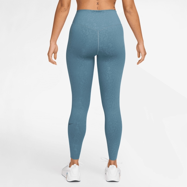 Nike Universa 7/8 Graphic Tights - Smokey Blue/Ash Green