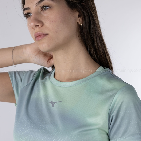 Mizuno Core Graphic Camiseta - Flash Mint