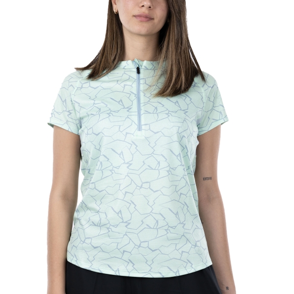 Camisetas de Manga Corta Trail Running Mujer Mizuno Graphic TR Camiseta  Neo Mint J2GAC20631
